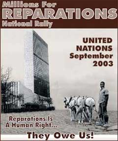 Millions for Reparations rally