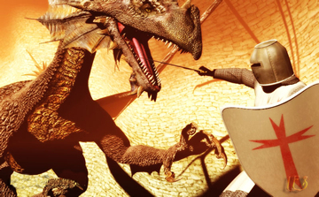 St. George killing the dragon