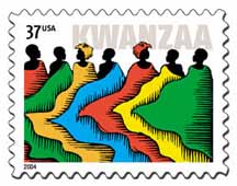 Kwanzaa postage stamp