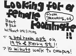 roommate-wanted ad