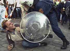 protester