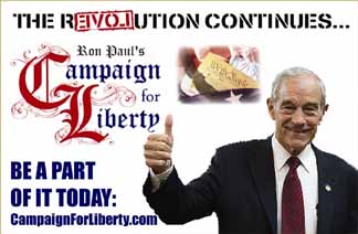 Ron Paul Revolution poster