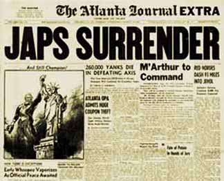 Japs surrender.