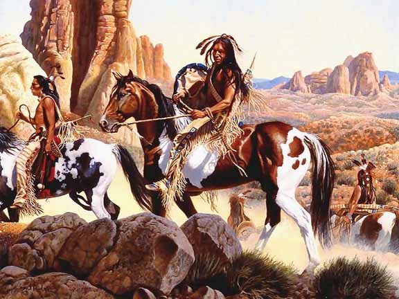 Comanche war party