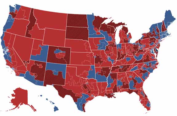 Results by Congressional District, 2010