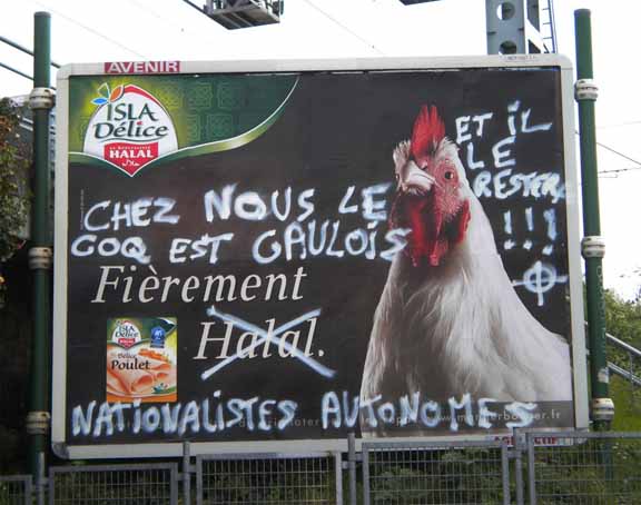 halal chickens in France
