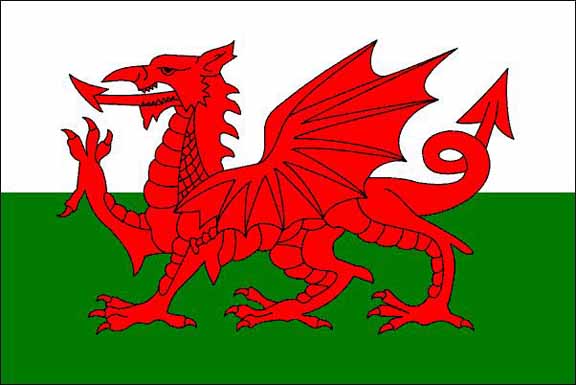 Wales flag.