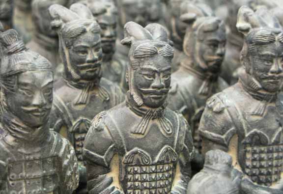 Soldiers from the Terracotta Army