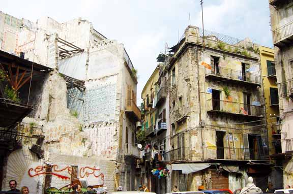 Neighborhood in Palermo, Sicily.