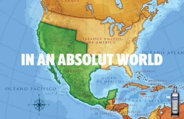 In an Absolut World Mexico Map