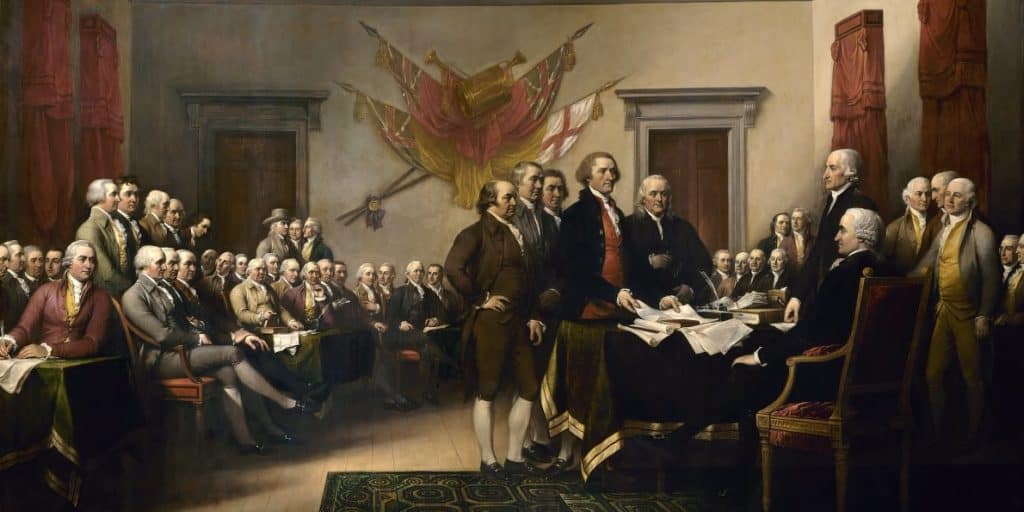 Signing the Declaration of Independence