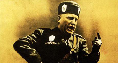 Benito Mussolini Italian dictator