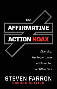 The Affirmative Action Hoax by Steven Farron