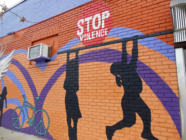 Stop Violence Mural Minneapolis Minnesota