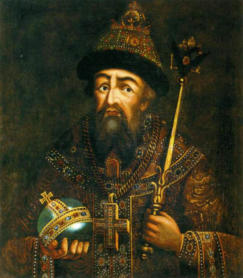 Ivan the Terrible inherited his position as tzar.
