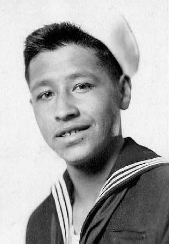 Chavez in the Navy.