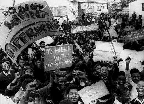 Scene from the 1976 protests.