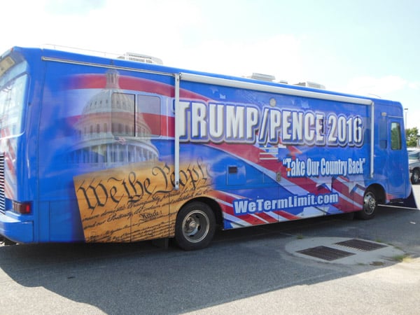 Trump Bus Side