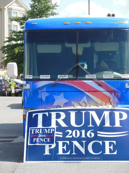 Trump Bus Front