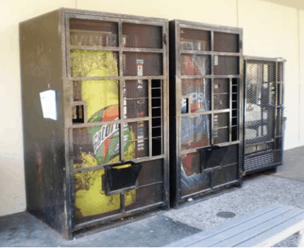 Protected Vending Machines