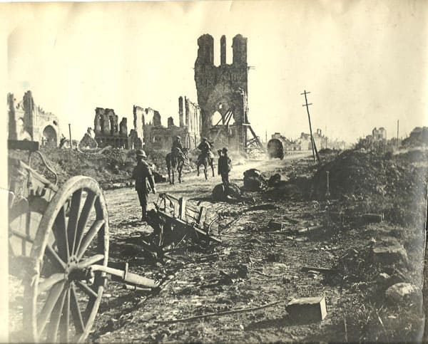 Devastation after WWI.