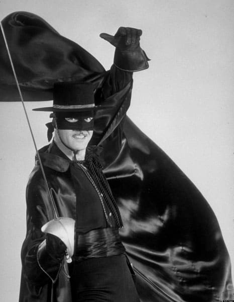 Zorro: an Hispanic hero.