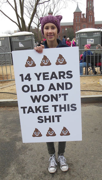 Gross Anti-Trump Signs