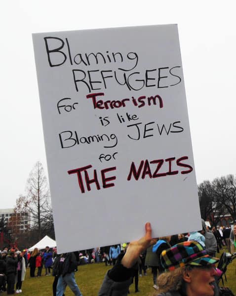 Pro-Refugees Anti-Trump