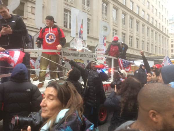 Screaming Black Woman at Women's March