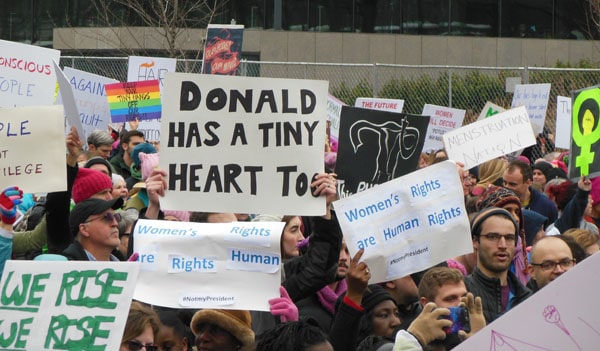 Anti-Trump Protesters