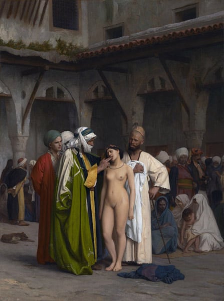 The Slave Market by Jean-Léon Gérôme (1886)