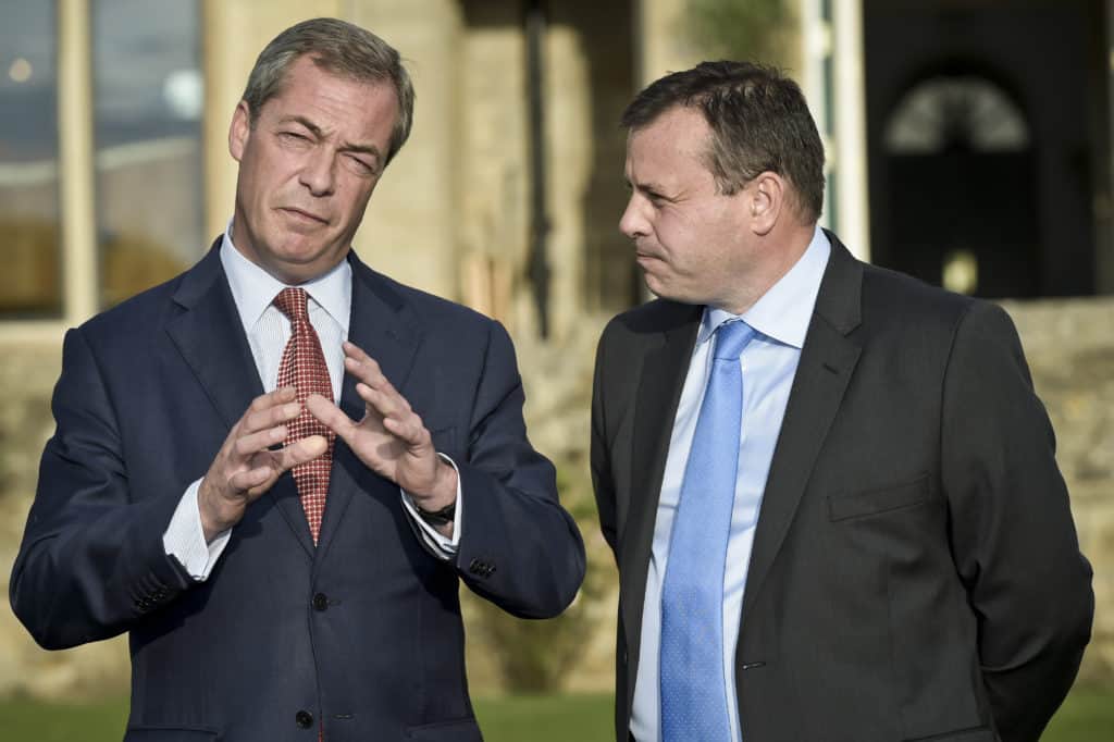 Arron Banks and Nigel Farage
