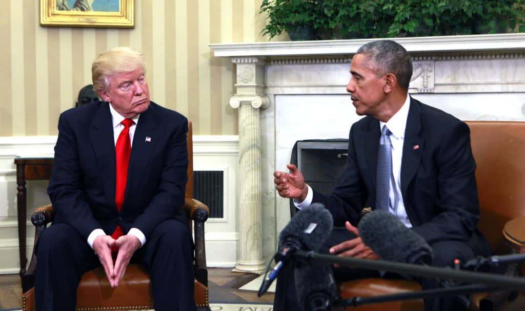 Obama and Trump Meet