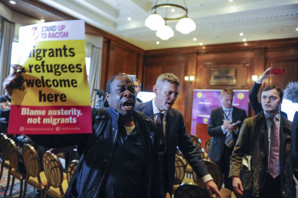 Activists Storm UKIP Office in UK