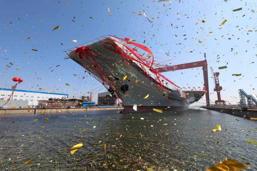 China Launches Aircraft Carrier
