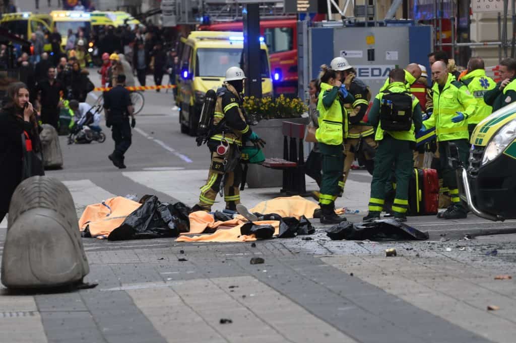Hijacked Truck Drives Into Crowd In Stockholm