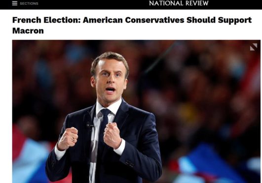 National Review Supports Macron in France