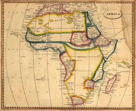 Old Map of Africa