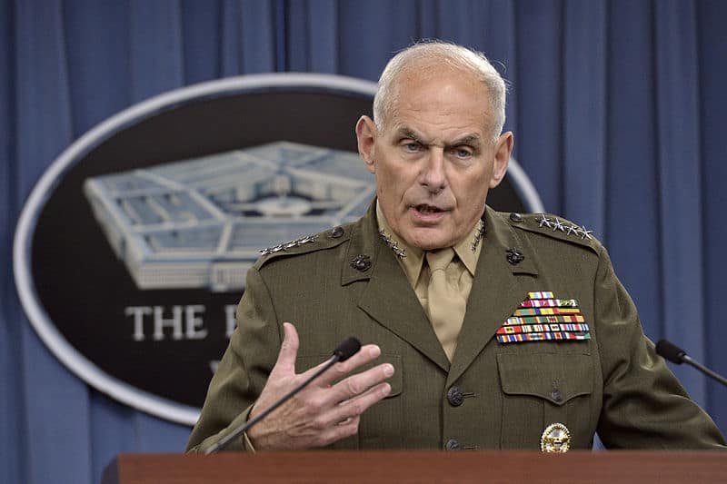 Secretary of Homeland Security John Kelly