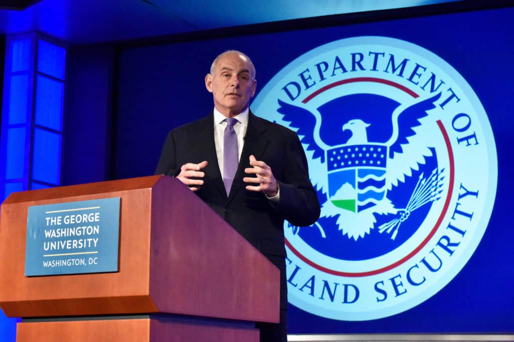 U.S. Secretary of Homeland Security John Kelly