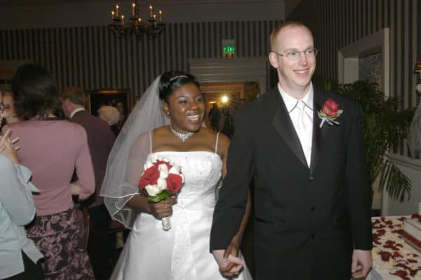 Interracial Couple Weds