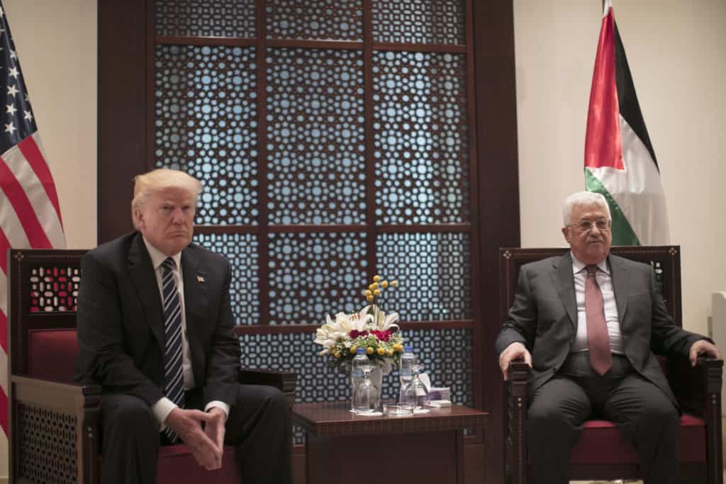 President Trump and Palestinian President Mahmoud Abbas