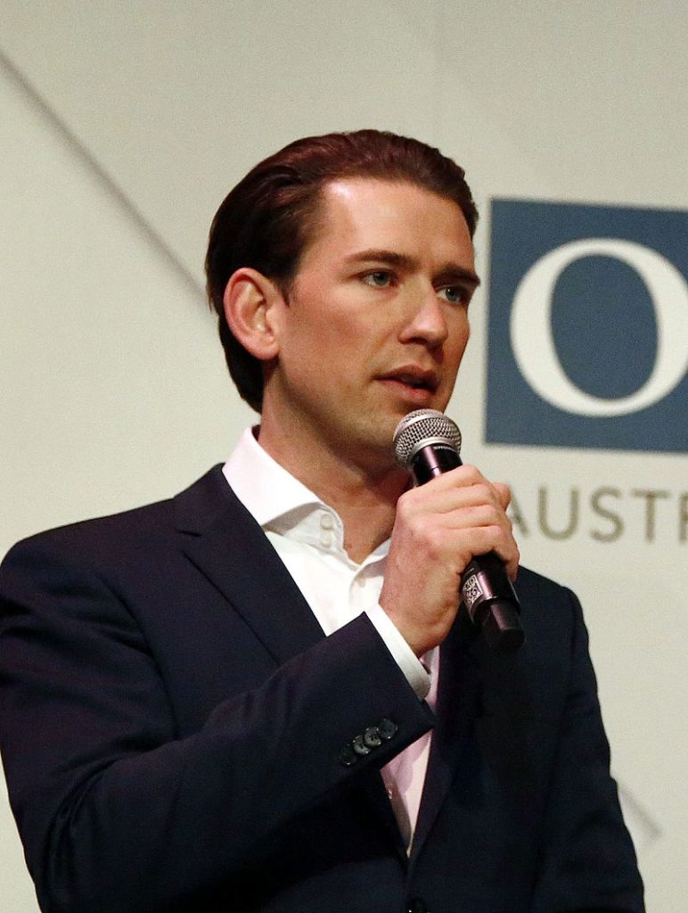 Austrian Foreign Minister Sebastian Kurz