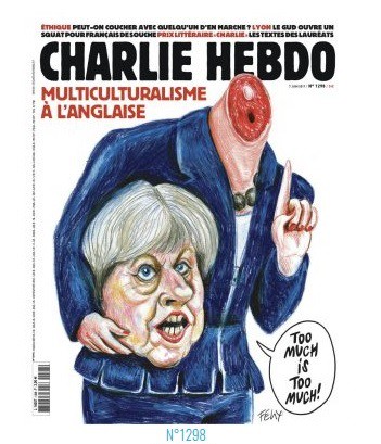 Charlie Hebdo Theresa May