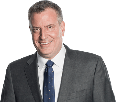 NYC Mayor Bill de Blasio