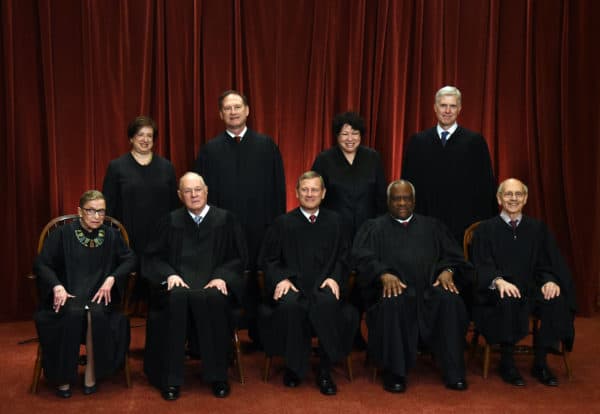 The Justices of the US Supreme Court Sit for Official Photograph