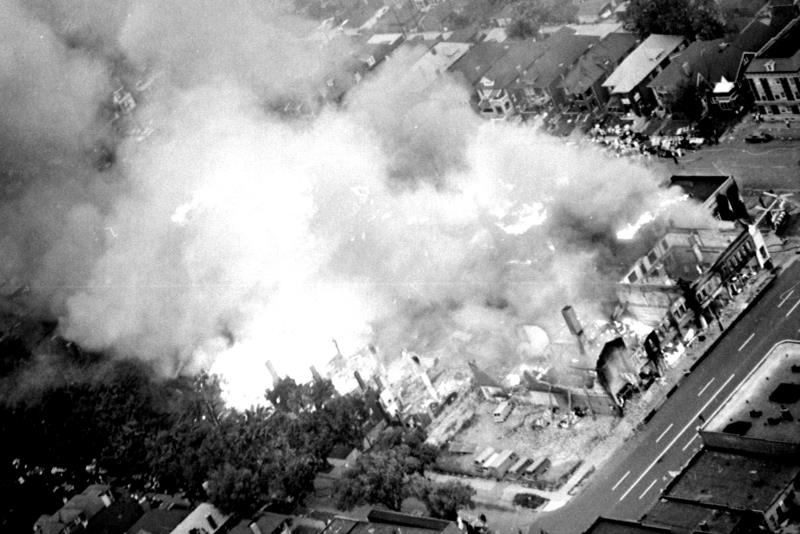 Detroit Burns in 1967