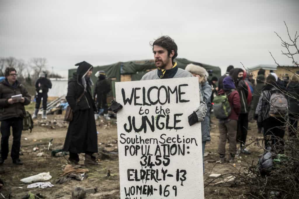 Calais Jungle Camp Population Count