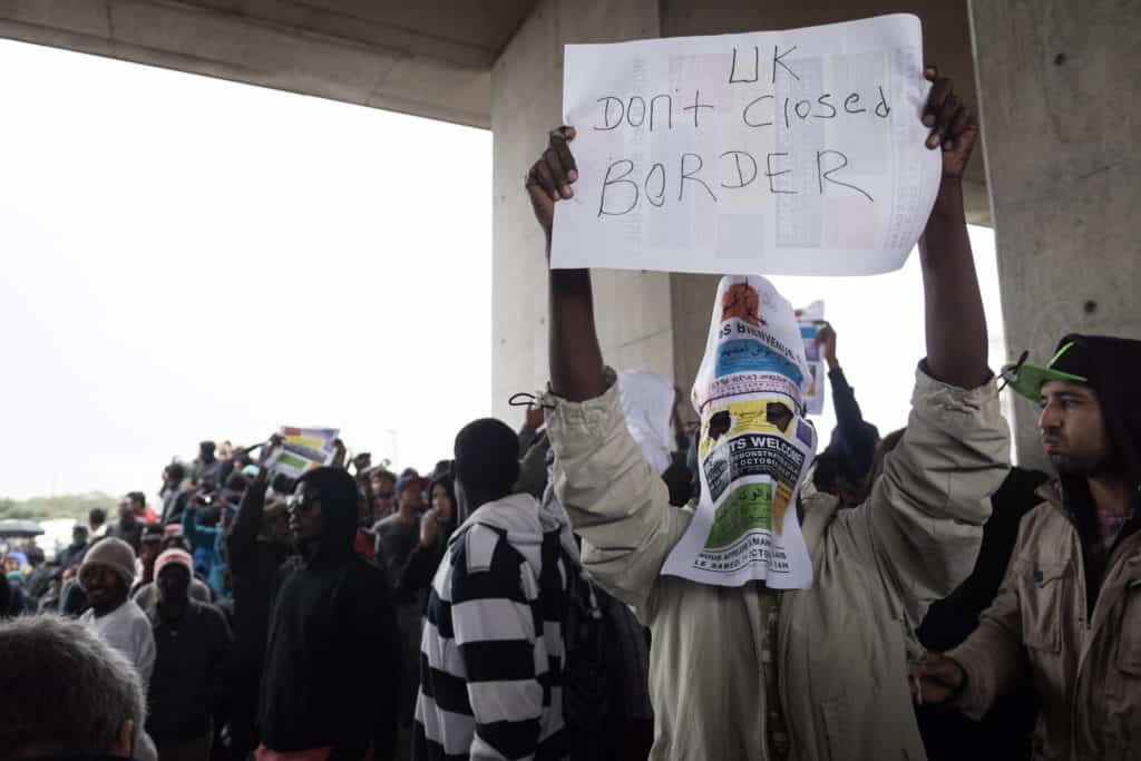 Calais Residents Demand Entry into UK