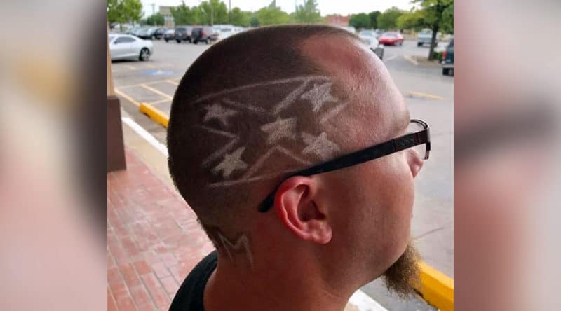 Confederate Flag Haircut